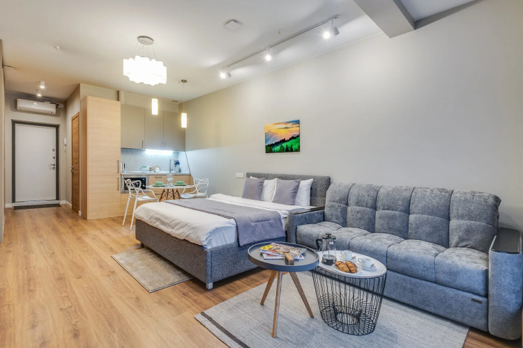 Фотография номера квартиры Business Apartments (Бизнесс Апартменс) на бульваре Ходынский 20А