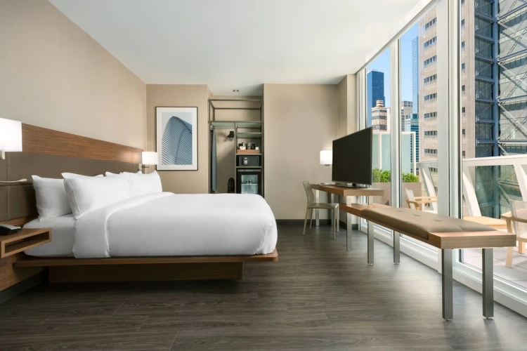 Accessible High floor Double room with city view