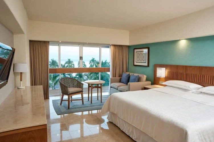 Deluxe High floor Twin room with ocean view