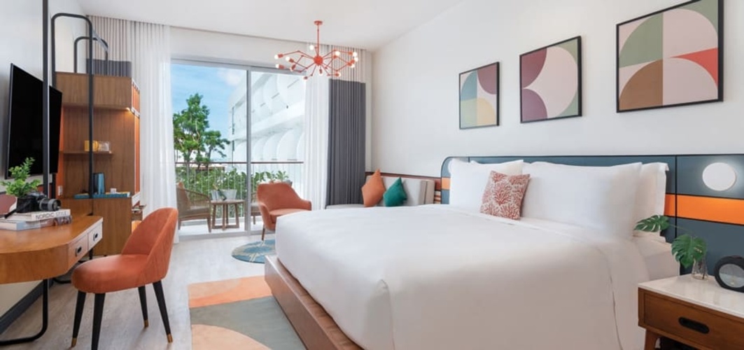 Cool Corner Double room with balcony and with pool view