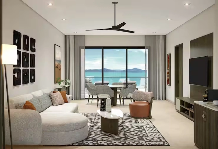 1 Bedroom Club Azure Double Suite Ocean View