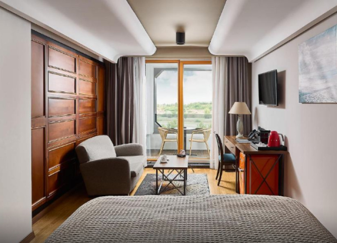Superior Double room with balcony and with river view