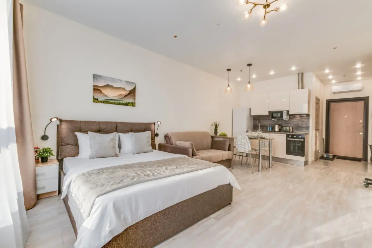 Фотография номера квартиры Business Apartments (Бизнесс Апартменс) на бульваре Ходынский 20А