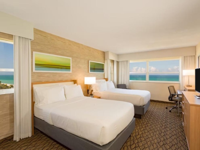 Standard Twin room with ocean view
