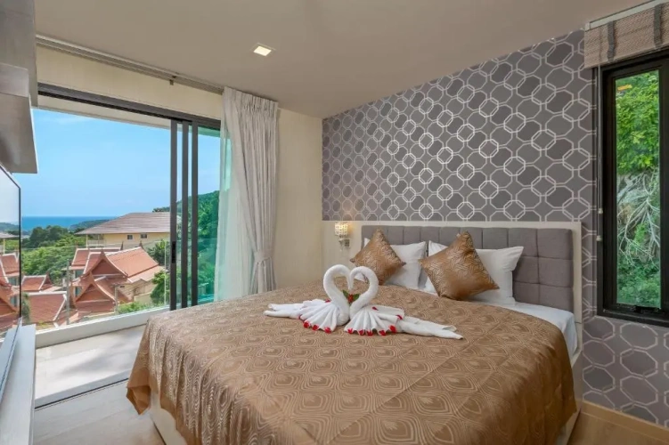 2 Bedrooms Quadruple Penthouse Suite with sea view