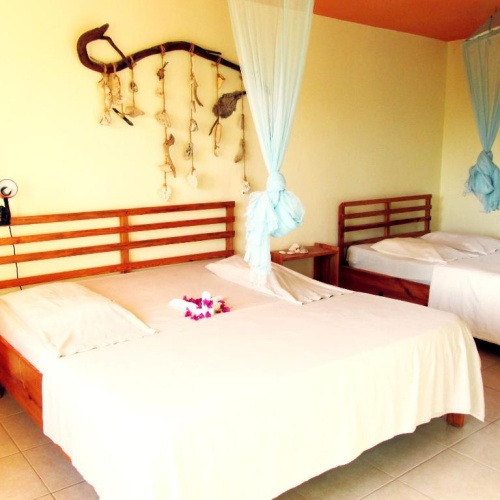 Quadruple room with sea view