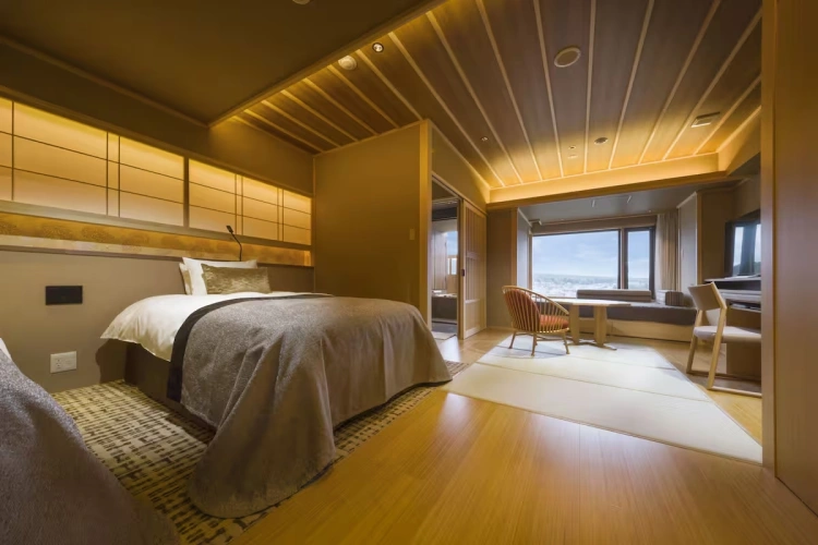Sanri room with mountain view