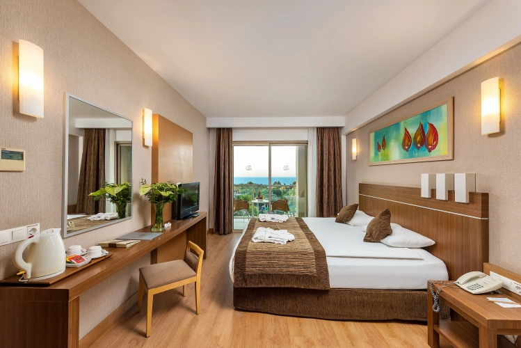 Standard Double room with partial sea view