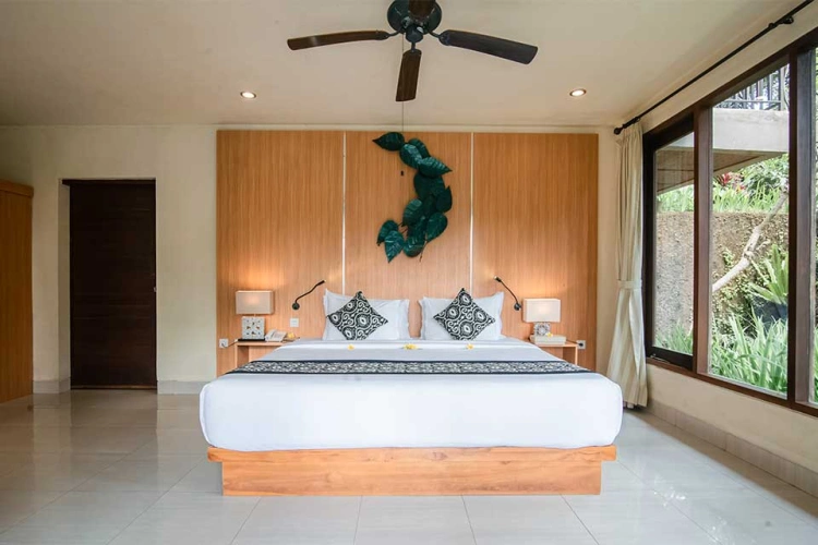 Valley Basement Suite with pool view