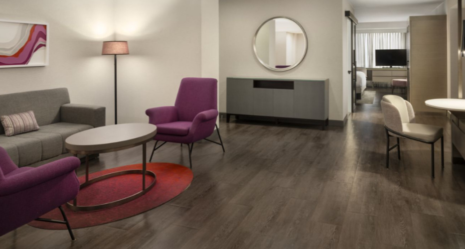 Three Bay Double Suite with city view
