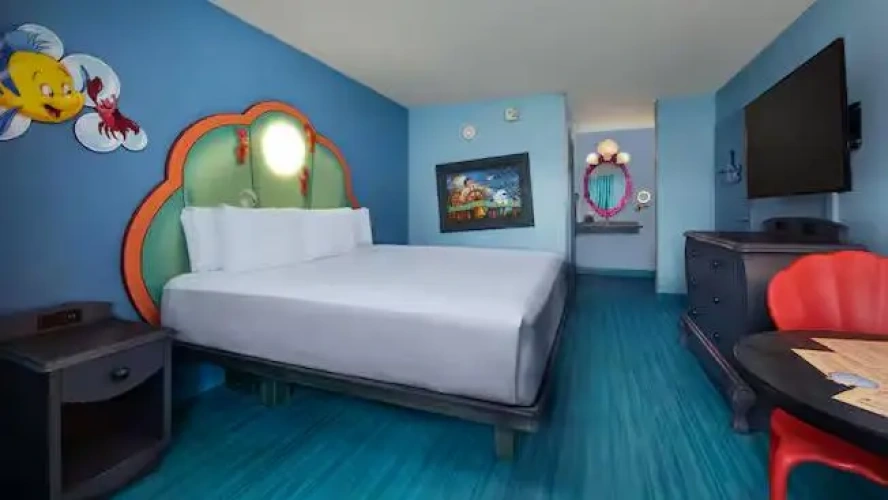 Accessible Hearing Visual Alarms and Notifications Double The Little Mermaid Standard room