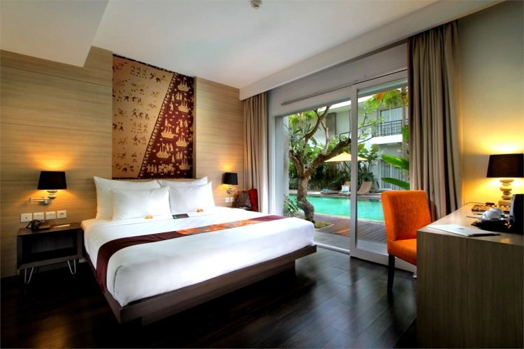 Deluxe with Pool Terrace Double room