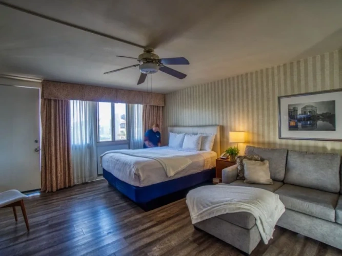 Double Junior Suite with balcony and with partial bay view