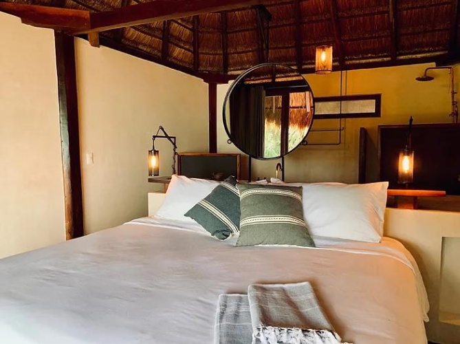 Sky Double room with beach view