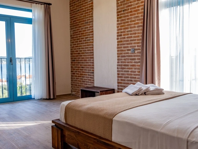Deluxe Fireplace Double room with sea view