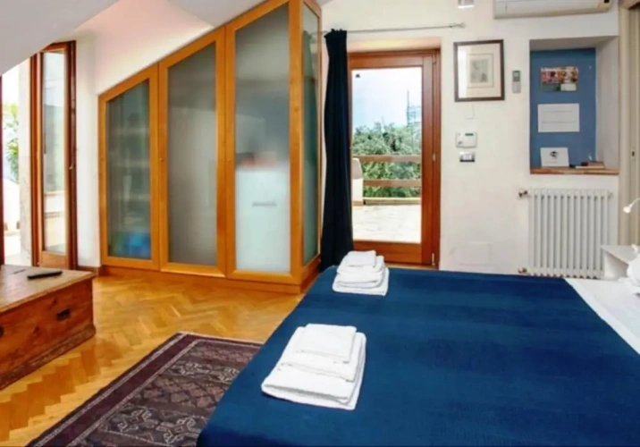 Terrace Double room with sea view