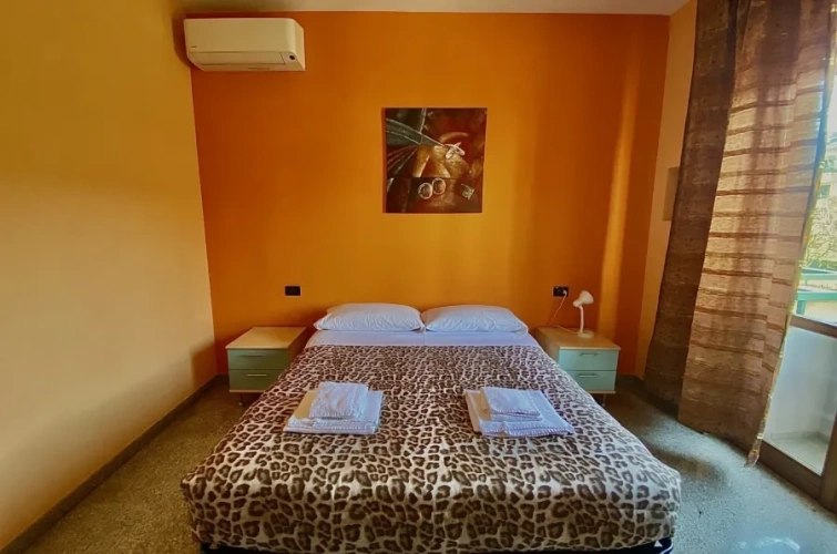 Yellow/ Lime/ Green/Orange Double room