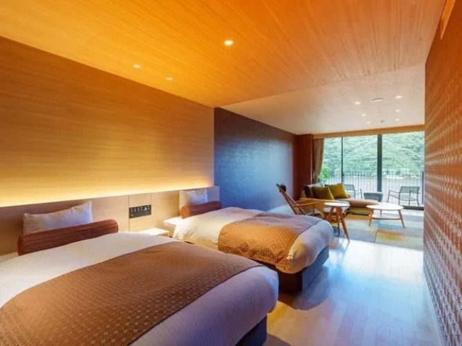 Nagi no sho Deluxe Corner Twin room