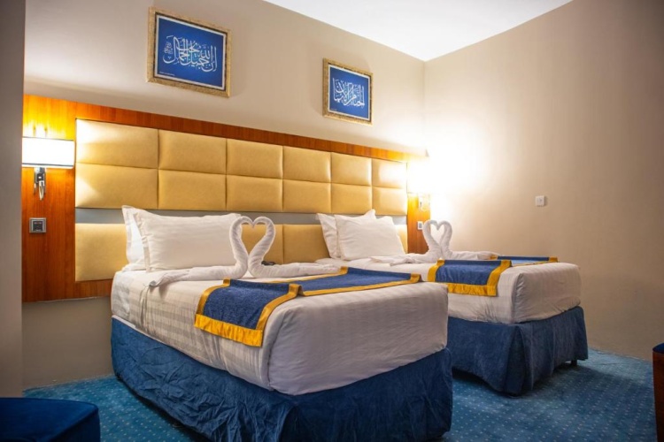 Twin room with view