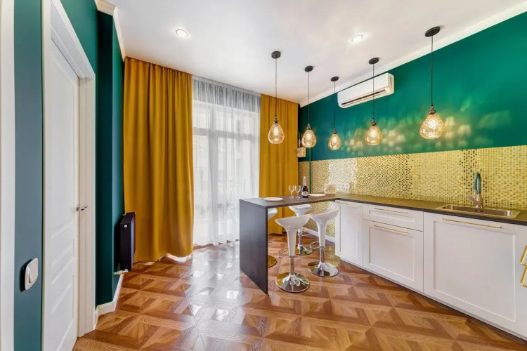 Фотография номера квартиры Квартира  Двухкомнатная с Видом на Море и Горы ЖК Изумрудный город до 4 человек