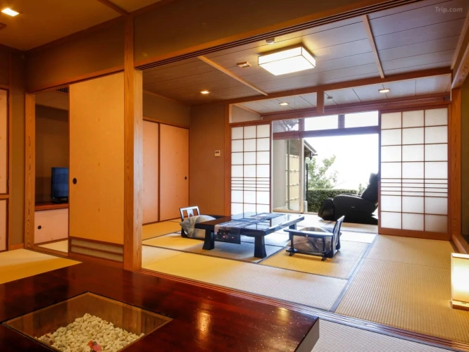 Japanese-Western Style with Open-Air Bath Twin room