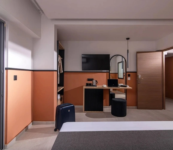 Twin room with sea view
