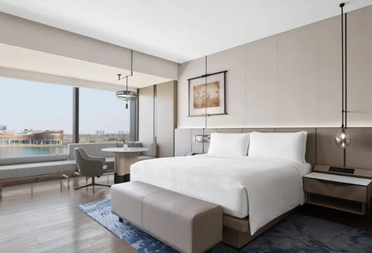 Executive lounge access Double room with balcony and with lake view