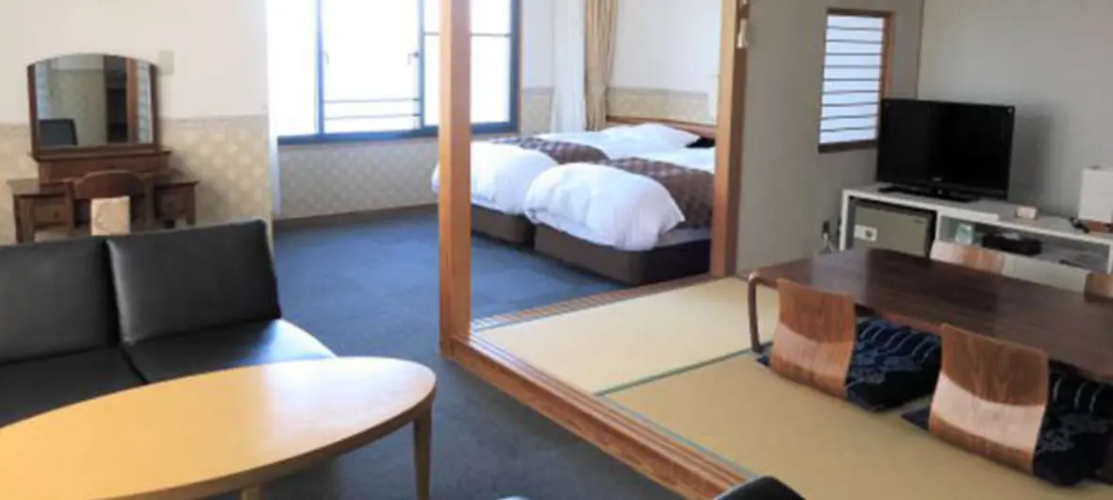 Japanese style room with ocean view