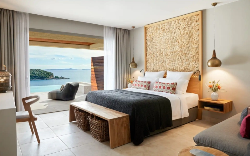 Deluxe Private Pool Double room with sea view