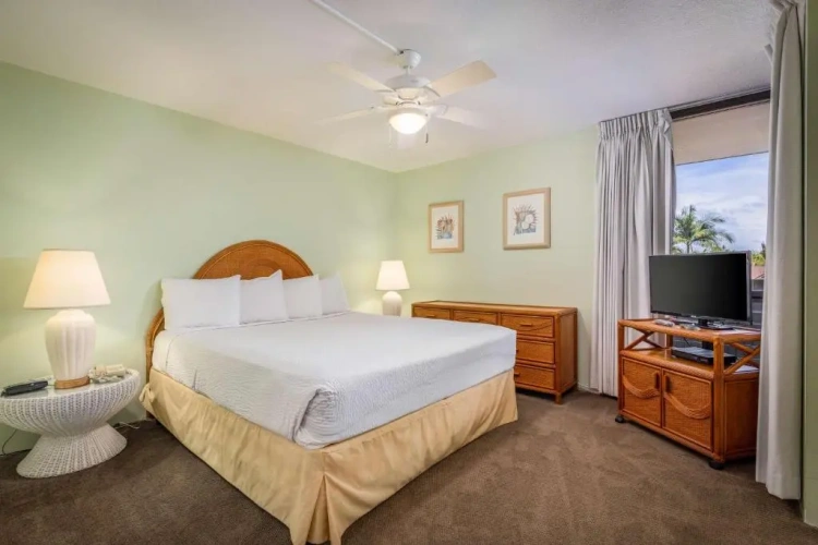 1 Bedroom Double Suite with partial ocean view