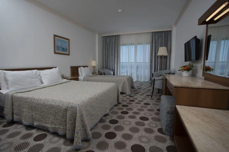 Room with partial sea view