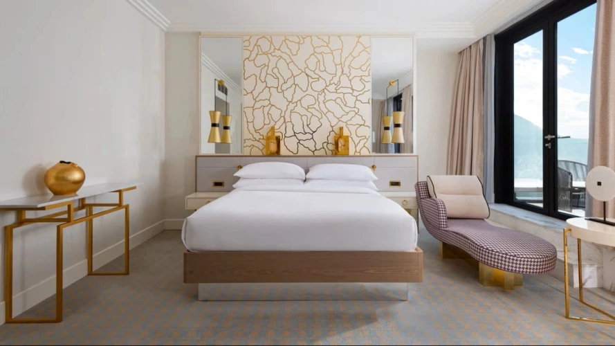 1 Bedroom Terrace Larger M Club Top Floor Double Suite with balcony and with sea view