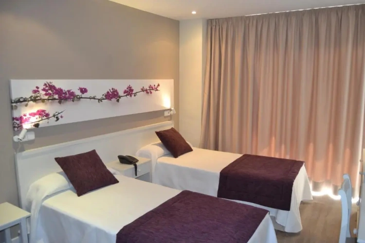Twin room with view