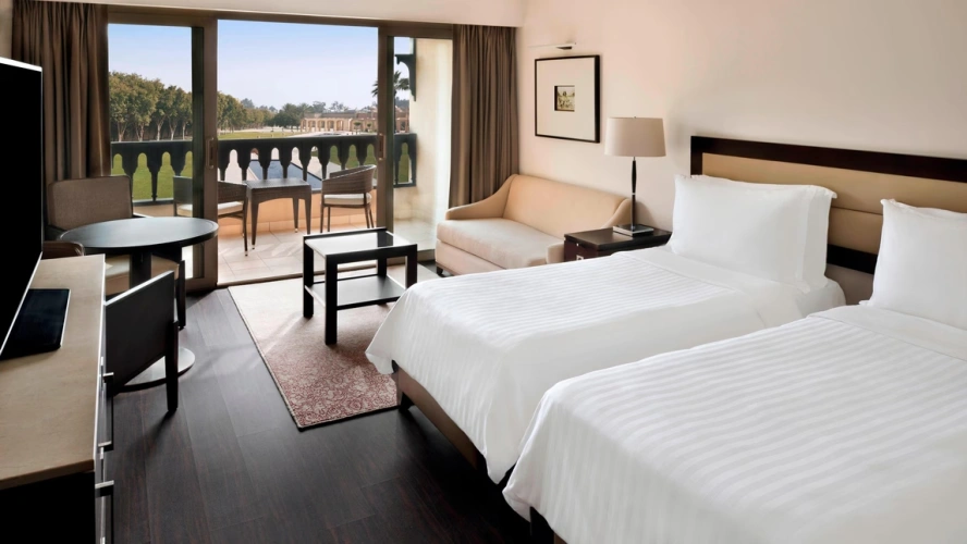 Deluxe Twin room with balcony and with garden view