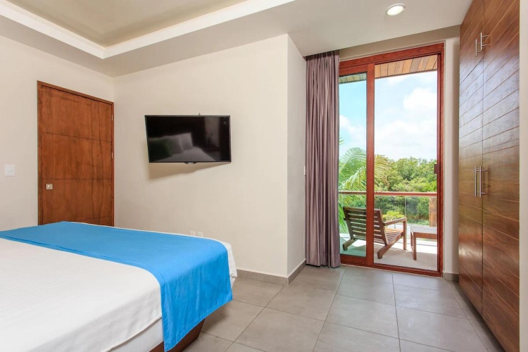 Pool Double room with sea view