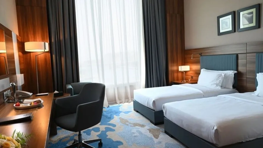 Deluxe Twin room with city view