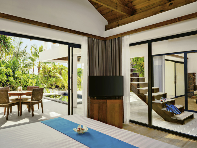 Beach Double Pool Villa with sunset view