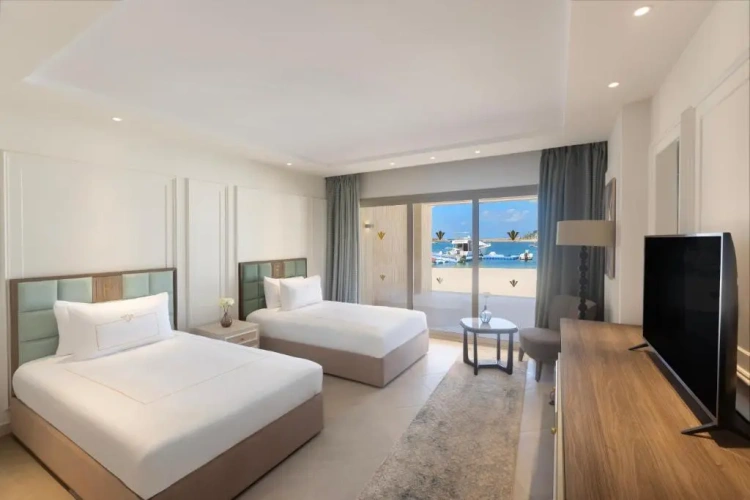 King Fouad Premium Twin room with sea view