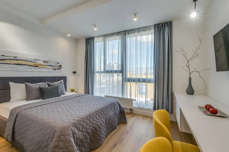 Фотография номера квартиры Business Apartments (Бизнесс Апартменс) на бульваре Ходынский 20А