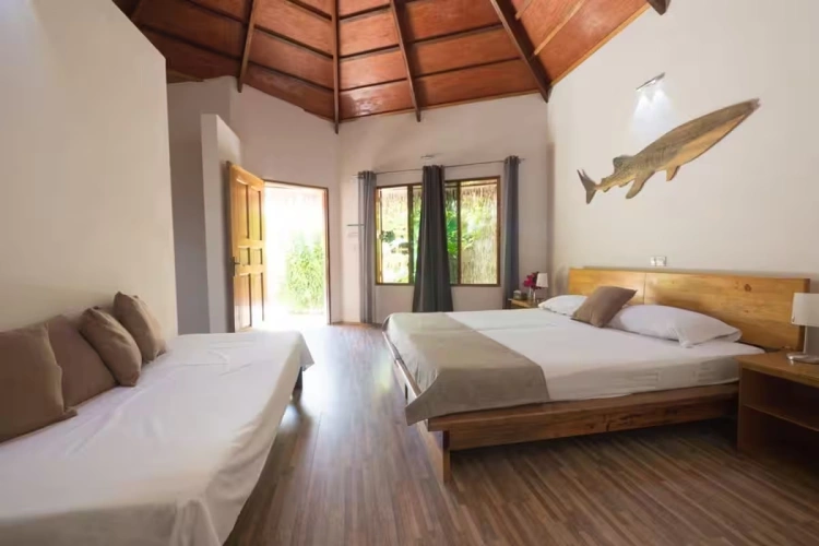 Triple room with garden view