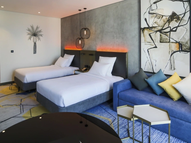 Deluxe Twin room with lagoon view