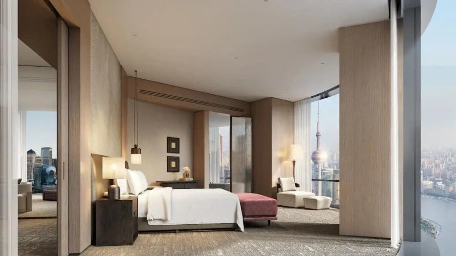 Deluxe Bund Double Suite with river view