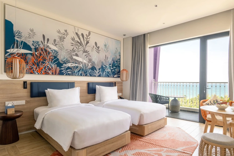 Deluxe Twin room with ocean view