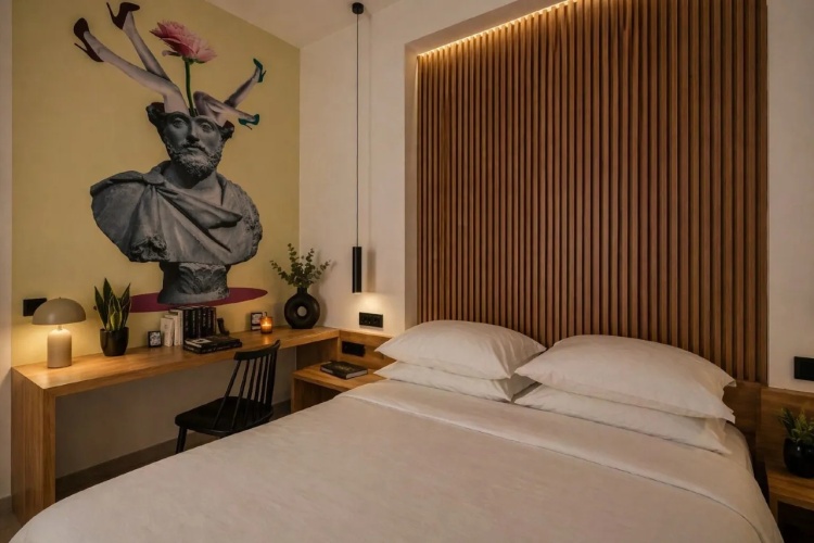 Rooftop Double Q room