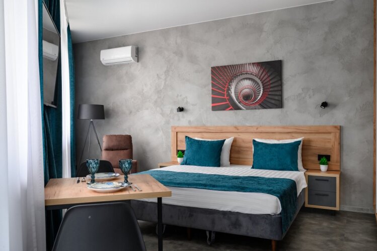 Двухместные апартаменты Avangard с видом на море (двуспальная кровать) - изображение 1
