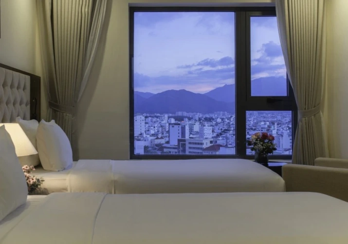 Deluxe Twin room with city view