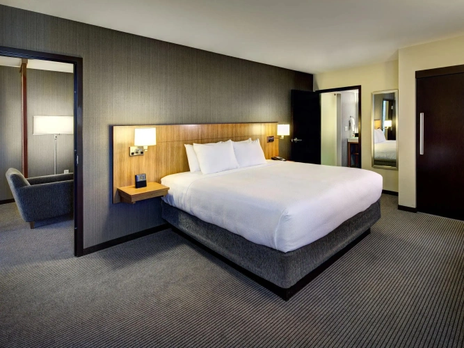 1 Bedroom Accessible Roll-In Shower Double Suite