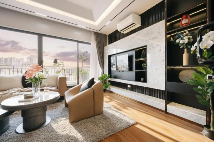 2 Bedrooms Apartment with city view