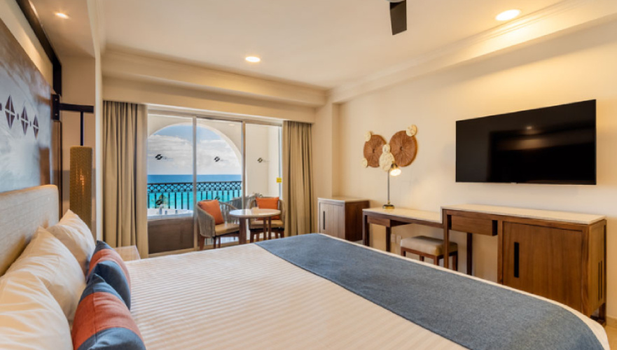 With Jacuzzi Double room with ocean view