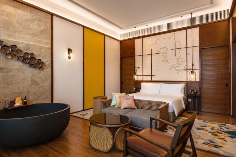 1 Bedroom Private Pool Double Suite with garden view